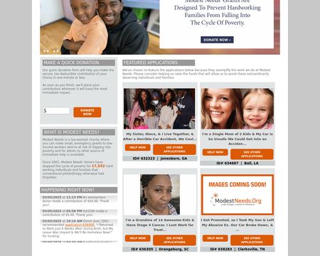 website thubmnail of Modest Needs®