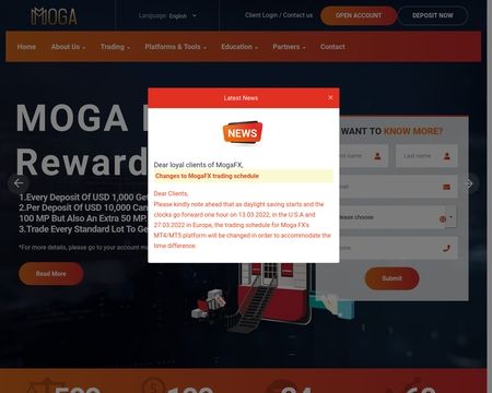 website thubmnail of Mogafx