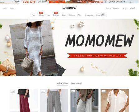 website thubmnail of Momomew