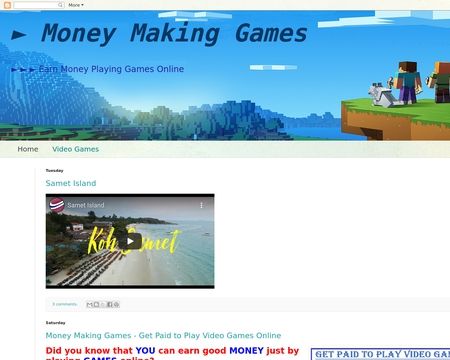 website thubmnail of Money-making-games.blogspot
