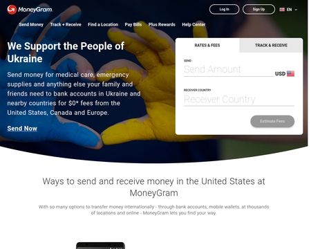 website thubmnail of MoneyGram