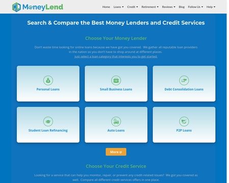 website thubmnail of Moneylend