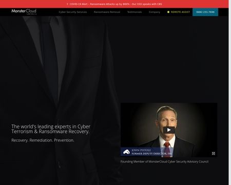 website thubmnail of Monster Cloud