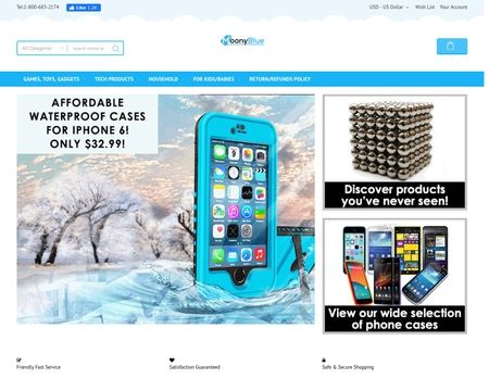 website thubmnail of MoonyBlue