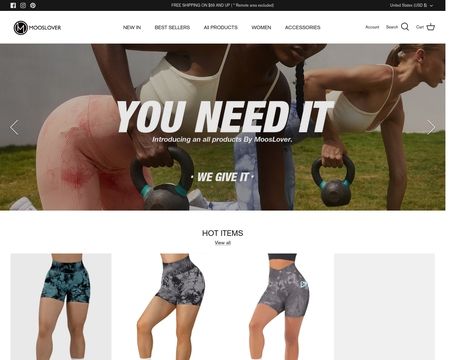 website thubmnail of Mooslover