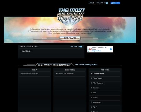 website thubmnail of The Most Awesomest Thing Ever