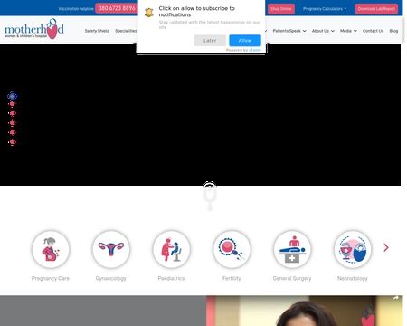 website thubmnail of Motherhood