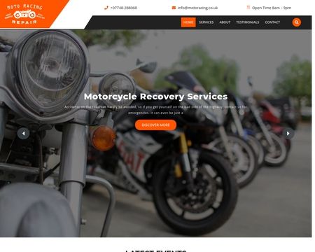 website thubmnail of Moto Racing