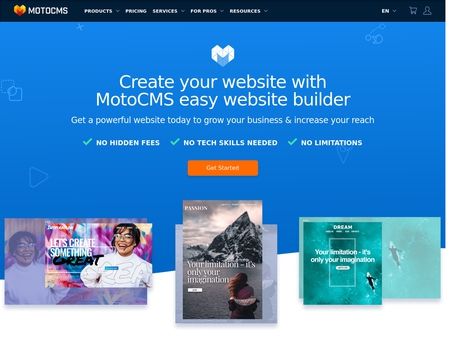 website thubmnail of MotoCMS