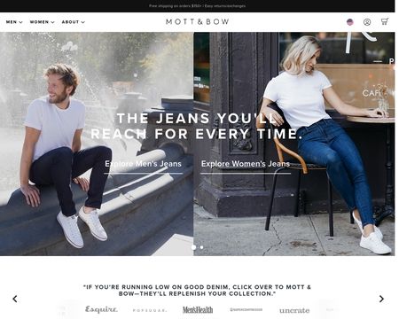 website thubmnail of Mott & Bow