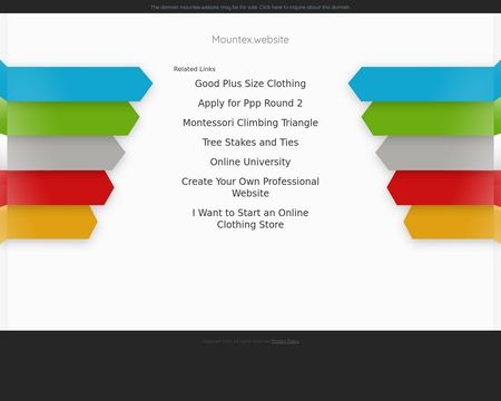 website thubmnail of Mountex.website