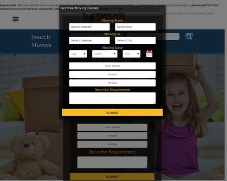 website thubmnail of Mover's Directory