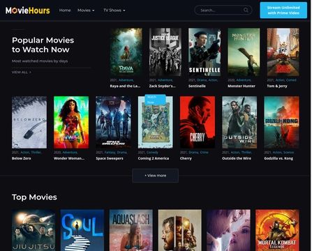 website thubmnail of Moviehours
