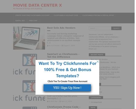 website thubmnail of Movies Data Center