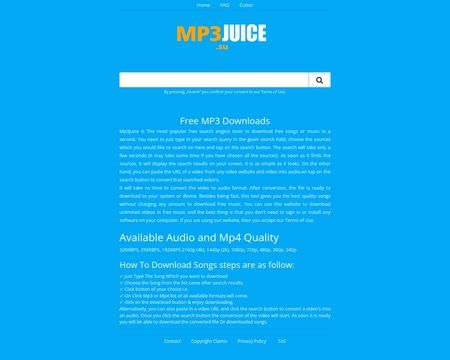 website thubmnail of Mp3juice.su