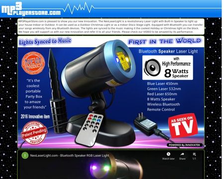 website thubmnail of Mp3playerstore.com
