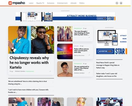 website thubmnail of Mpasho