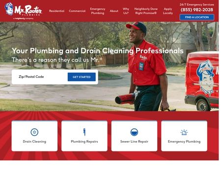 website thubmnail of Mr. Rooter Plumbing