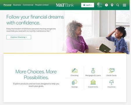 website thubmnail of M&T Bank