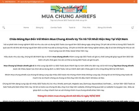 website thubmnail of Muachungahrefs.com.vn