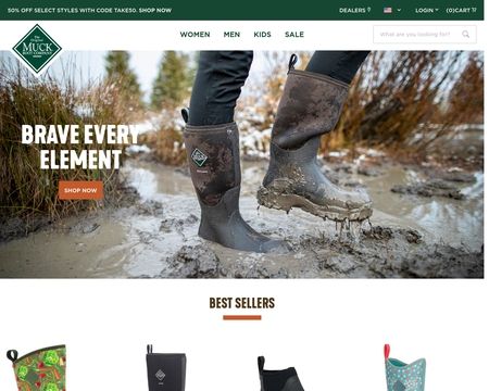 website thubmnail of MuckBootsUSA