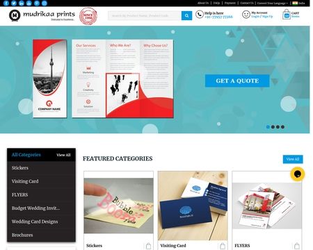 website thubmnail of Mudrikaa Prints