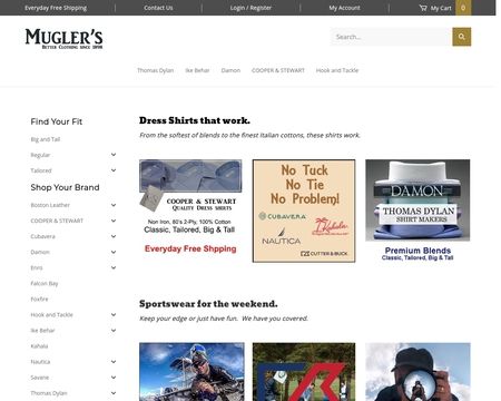website thubmnail of Mugler's