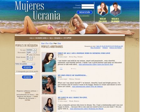 website thubmnail of Mujeres Ucrania