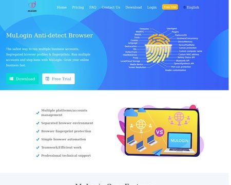 website thubmnail of Mulogin