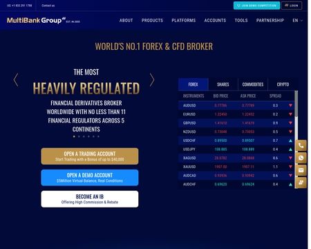 website thubmnail of MultiBank Group