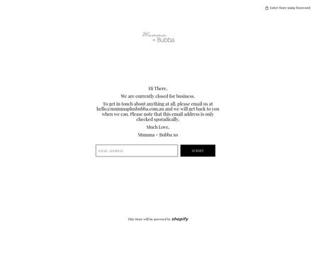 website thubmnail of MUMMA + BUBBA COLLECTIVE
