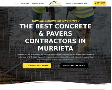 website thubmnail of Murrietaconcretecontractors
