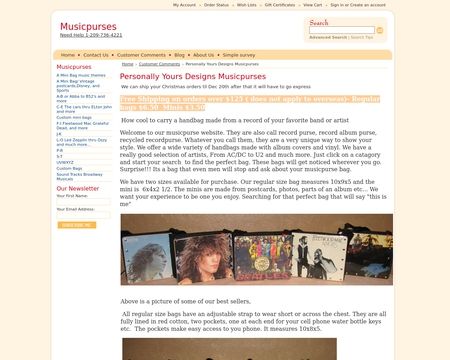 website thubmnail of Musicpurse