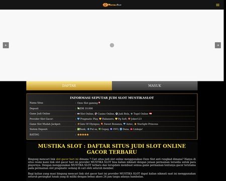 website thubmnail of Mustikaslot.club