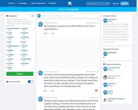 website thubmnail of Muttr.com