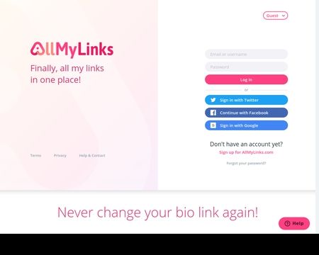 website thubmnail of My.bio