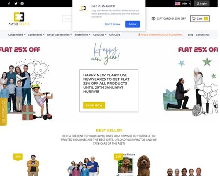 website thubmnail of My3dSelfie