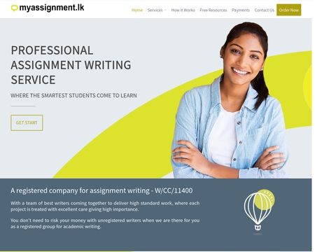 website thubmnail of Myassignment.lk
