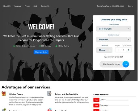 website thubmnail of Mybestessaywriters
