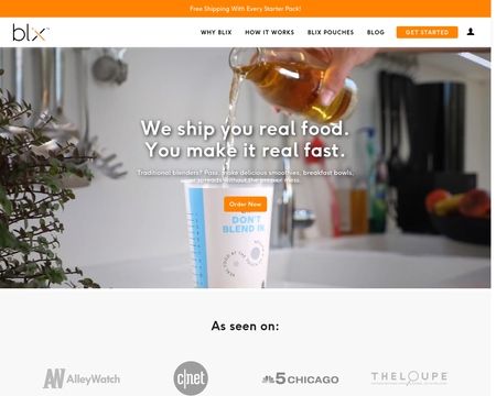 website thubmnail of Blix