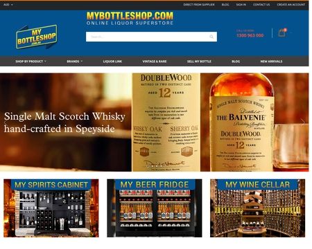 website thubmnail of My Bottleshop AU