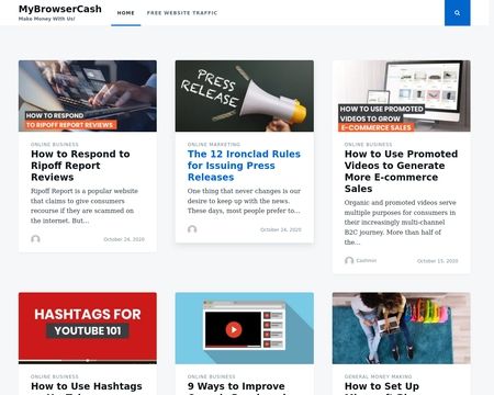 website thubmnail of Mybrowsercash