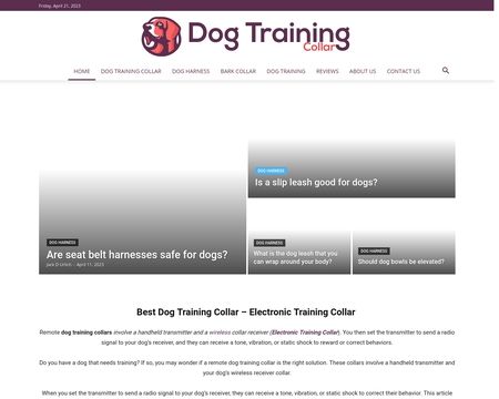 website thubmnail of Mydogtrainingcollar