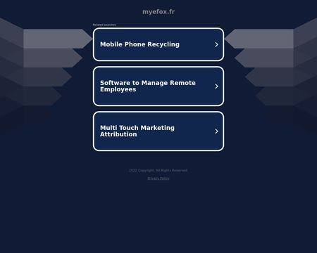 website thubmnail of MYEFOX.FR
