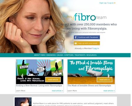 website thubmnail of MyFibroTeam