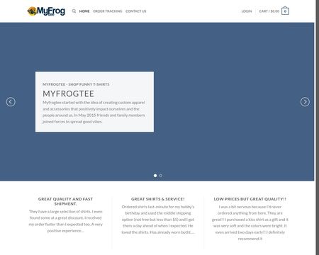website thubmnail of MyFrogTee