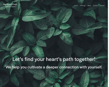 website thubmnail of Myheartspath