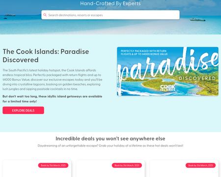 website thubmnail of My Holiday