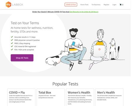 website thubmnail of myLAB Box