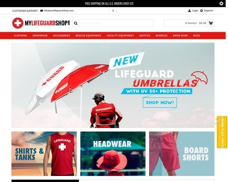 website thubmnail of My Lifeguard Shop